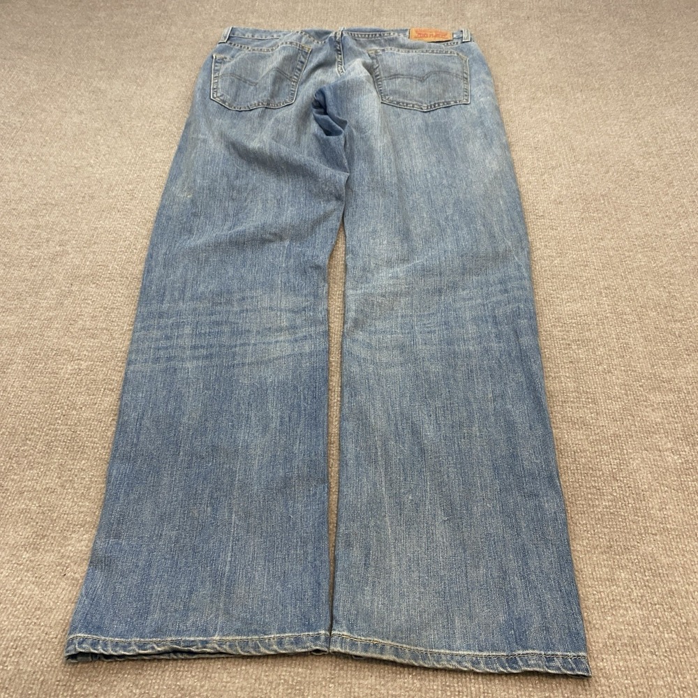 Levis 559 Jeans Mens 36 Fits 37x36 Baggy Blue y2k Relaxed Straight Stretch Denim